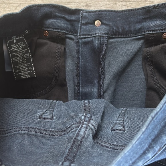 7 For All Mankind Luxe Sport Adrien Fit Sz 33 straight and slim fit - Picture 11 of 11
